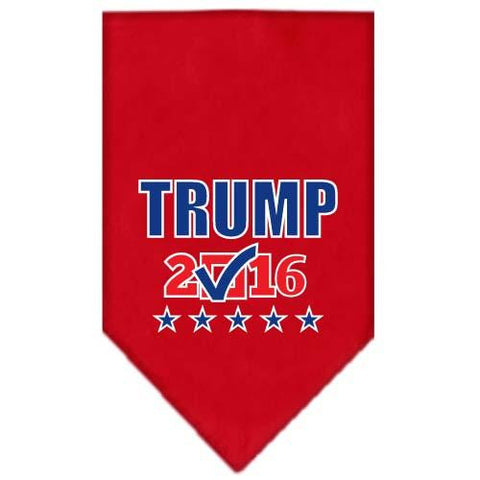 Trump Checkbox Election Screenprint Bandana Red Large