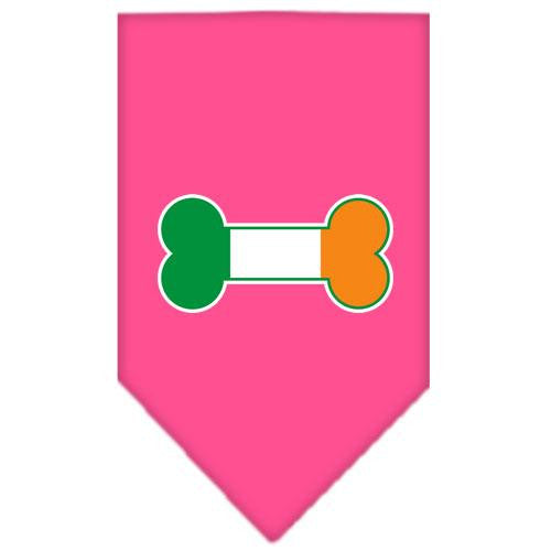 Bone Flag Ireland Screen Print Bandana Bright Pink Small