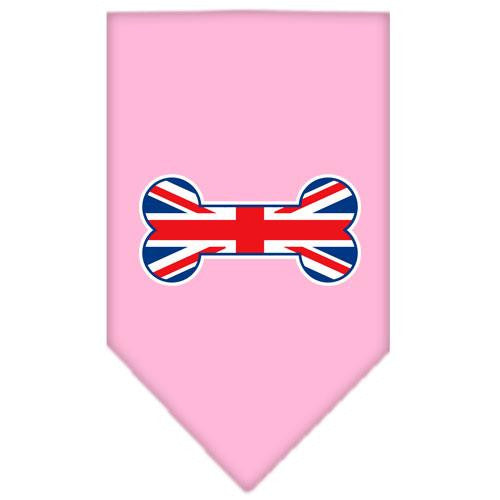 Bone Flag UK  Screen Print Bandana Light Pink Large