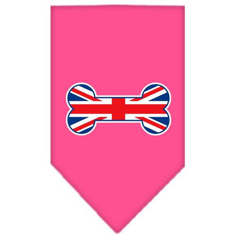 Bone Flag UK  Screen Print Bandana Bright Pink Small