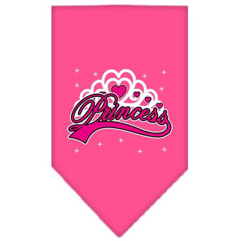 I'm a Princess Screen Print Bandana Bright Pink Large