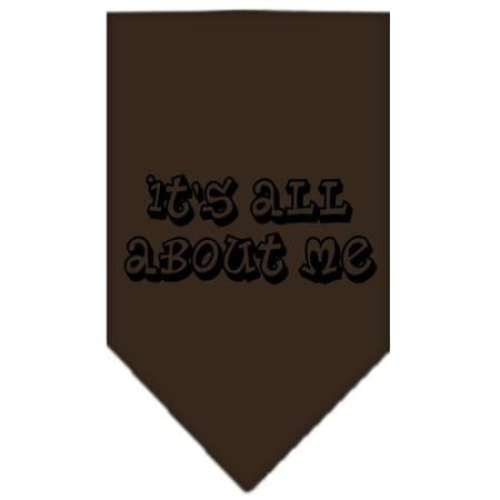 It's All About Me Screen Print Bandana Cocoa Large