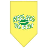 Kiss Me I'm Irish Screen Print Bandana