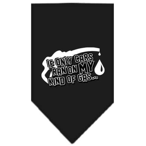 My Kind Of Gas Screen Print Bandana Black Large