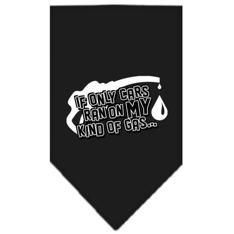 My Kind Of Gas Screen Print Bandana Black Small