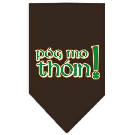 Pog Mo Thoin Screen Print Bandana Cocoa Small