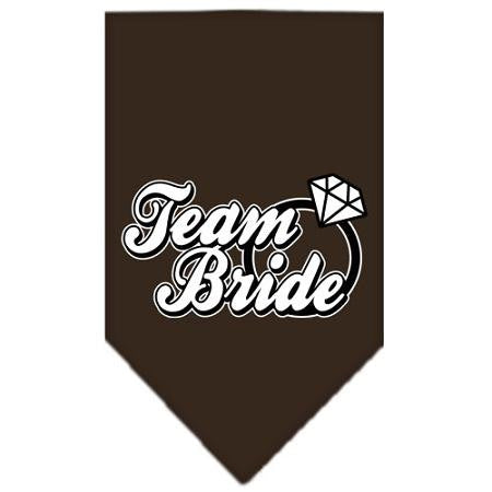 Team Bride Screen Print Bandana Cocoa Small