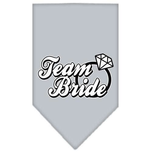 Team Bride Screen Print Bandana Grey Small