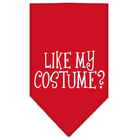 Like my costume? Screen Print Bandana Red Large