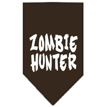 Zombie Hunter Screen Print Bandana Cocoa Small