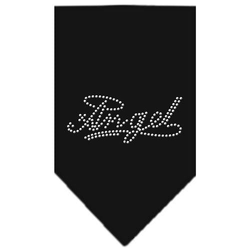 Angel Rhinestone Bandana Black Small