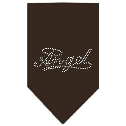 Angel Rhinestone Bandana Cocoa Small