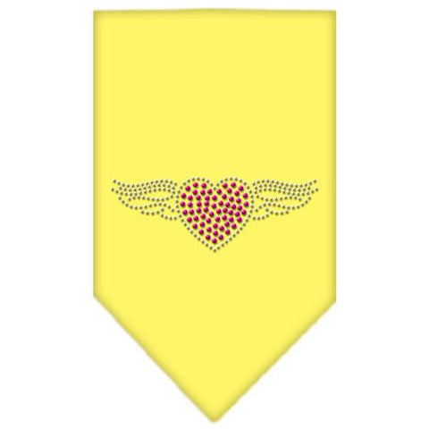 Aviator Rhinestone Bandana Yellow Large