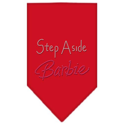 Step Aside Barbie Rhinestone Bandana Red Large