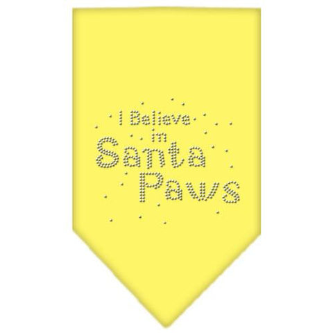 Santa Paws Rhinestone Bandana Yellow Small