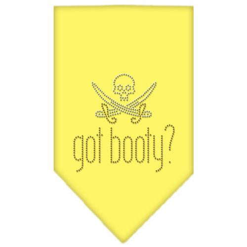 Got Booty Rhinestone Bandana Yellow Small