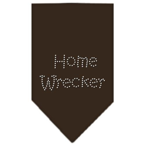 Home Wrecker Rhinestone Bandana Cocoa Large