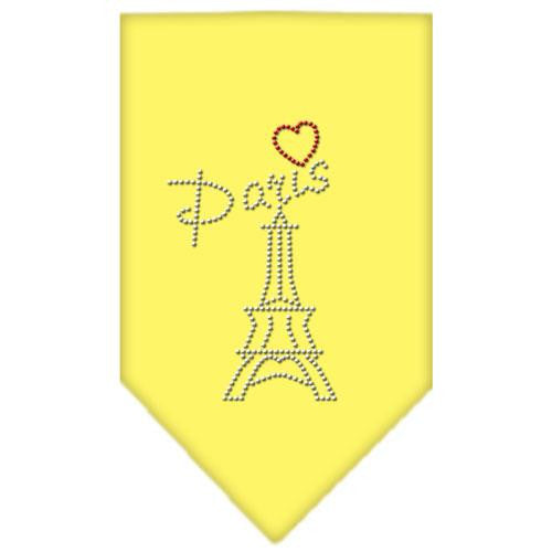 Paris Rhinestone Bandana Yellow Small