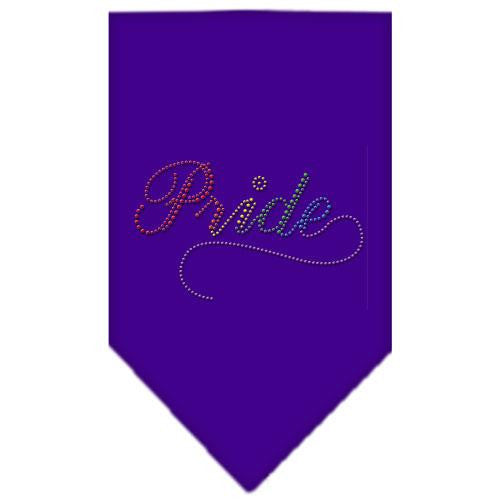 Pride Rhinestone Bandana Purple Small