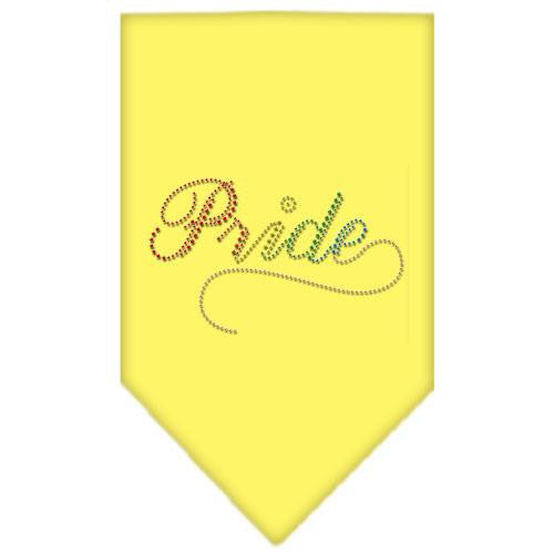 Pride Rhinestone Bandana Yellow Small