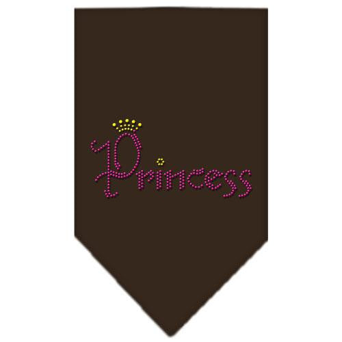 Princess Rhinestone Bandana Cocoa Small