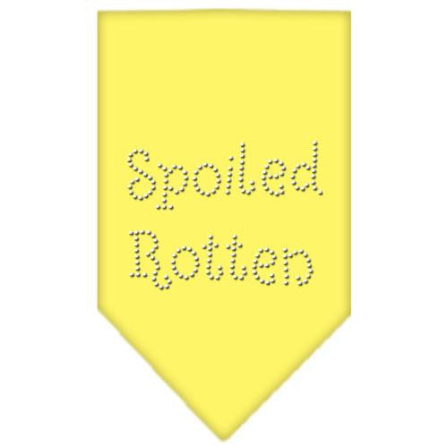 Spoiled Rotten Rhinestone Bandana Yellow Small