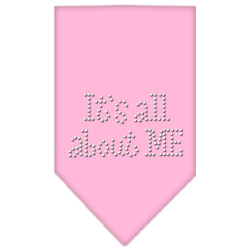 Its All About Me Rhinestone Bandana Light Pink Large