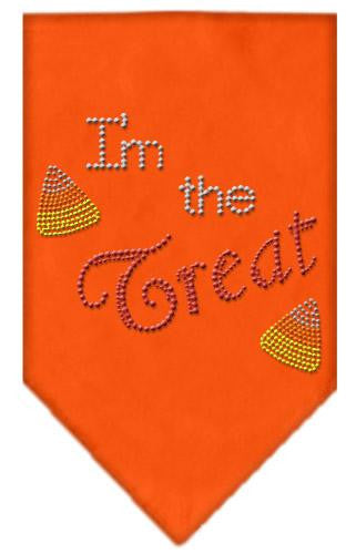 I'm the Treat Rhinestone Bandana Orange Large