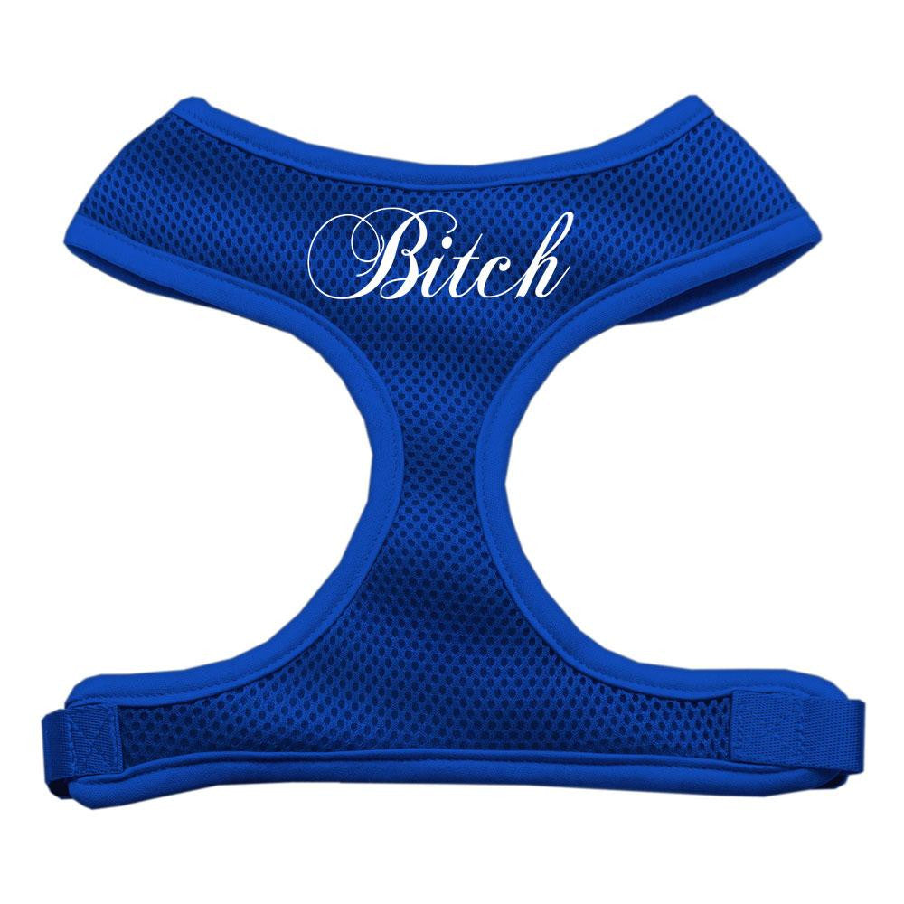 Bitch Soft Mesh Harnesses Blue Large