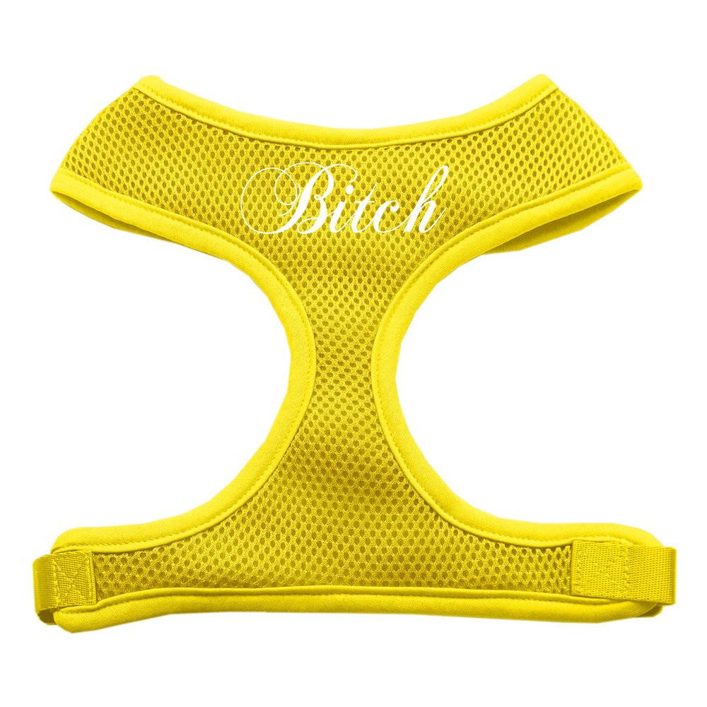 Bitch Soft Mesh Harnesses Yellow Small