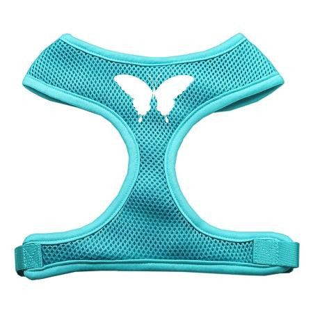 Butterfly Design Soft Mesh Harnesses Aqua Large