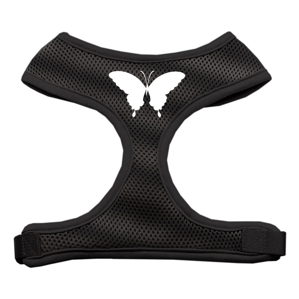 Butterfly Design Soft Mesh Harnesses Black Large