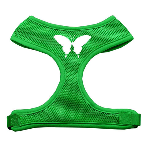 Butterfly Design Soft Mesh Harnesses Emerald Green Large