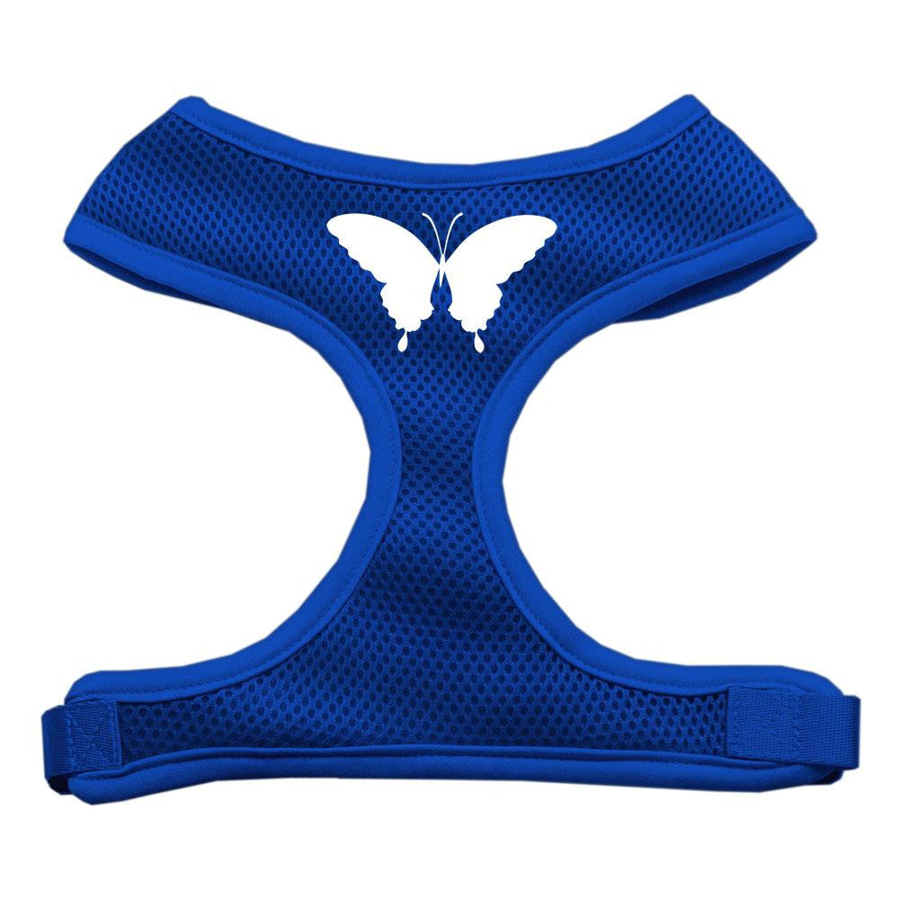 Butterfly Design Soft Mesh Harnesses Blue Medium