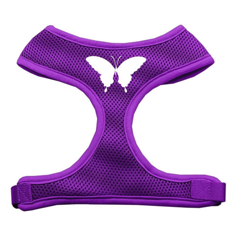 Butterfly Design Soft Mesh Harnesses Purple Small