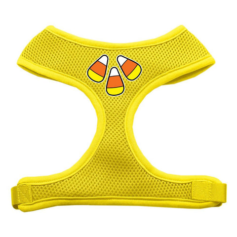 Candy Corn Design Soft Mesh Harnesses Yellow Large