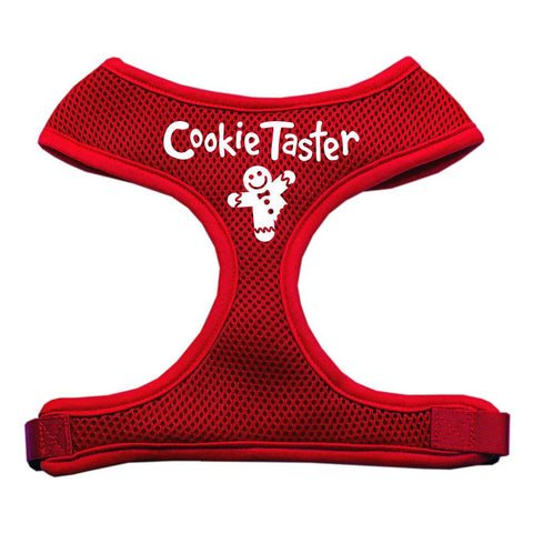 Cookie Taster Screen Print Soft Mesh Harness Red Medium