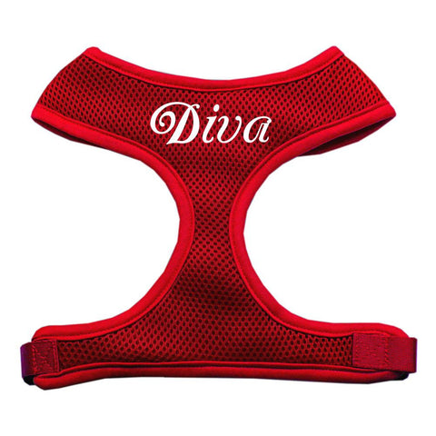 Diva Design Soft Mesh Harnesses Red Large