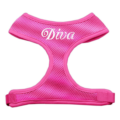 Diva Design Soft Mesh Harnesses Pink Medium