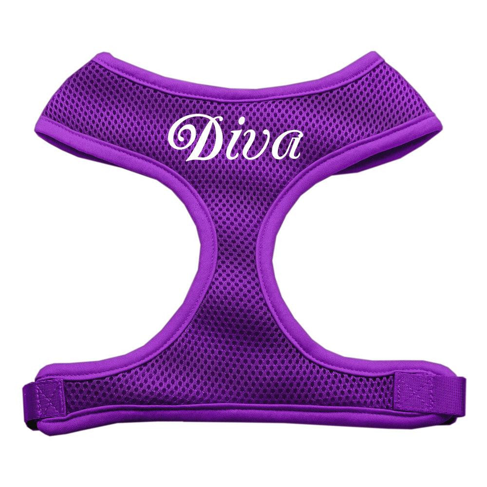 Diva Design Soft Mesh Harnesses Purple Extra Large