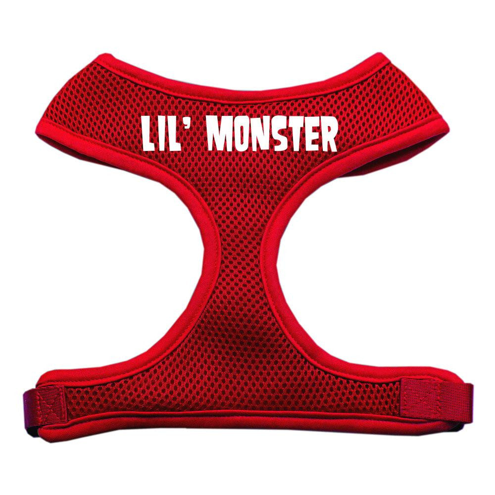 Lil' Monster Design Soft Mesh Harnesses Red Large