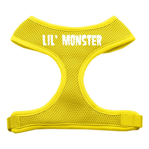 Lil' Monster Design Soft Mesh Harnesses Yellow Large