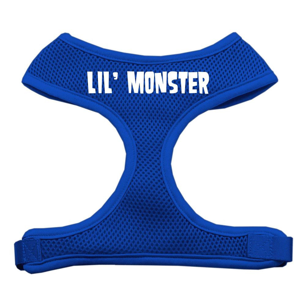 Lil' Monster Design Soft Mesh Harnesses Blue Small