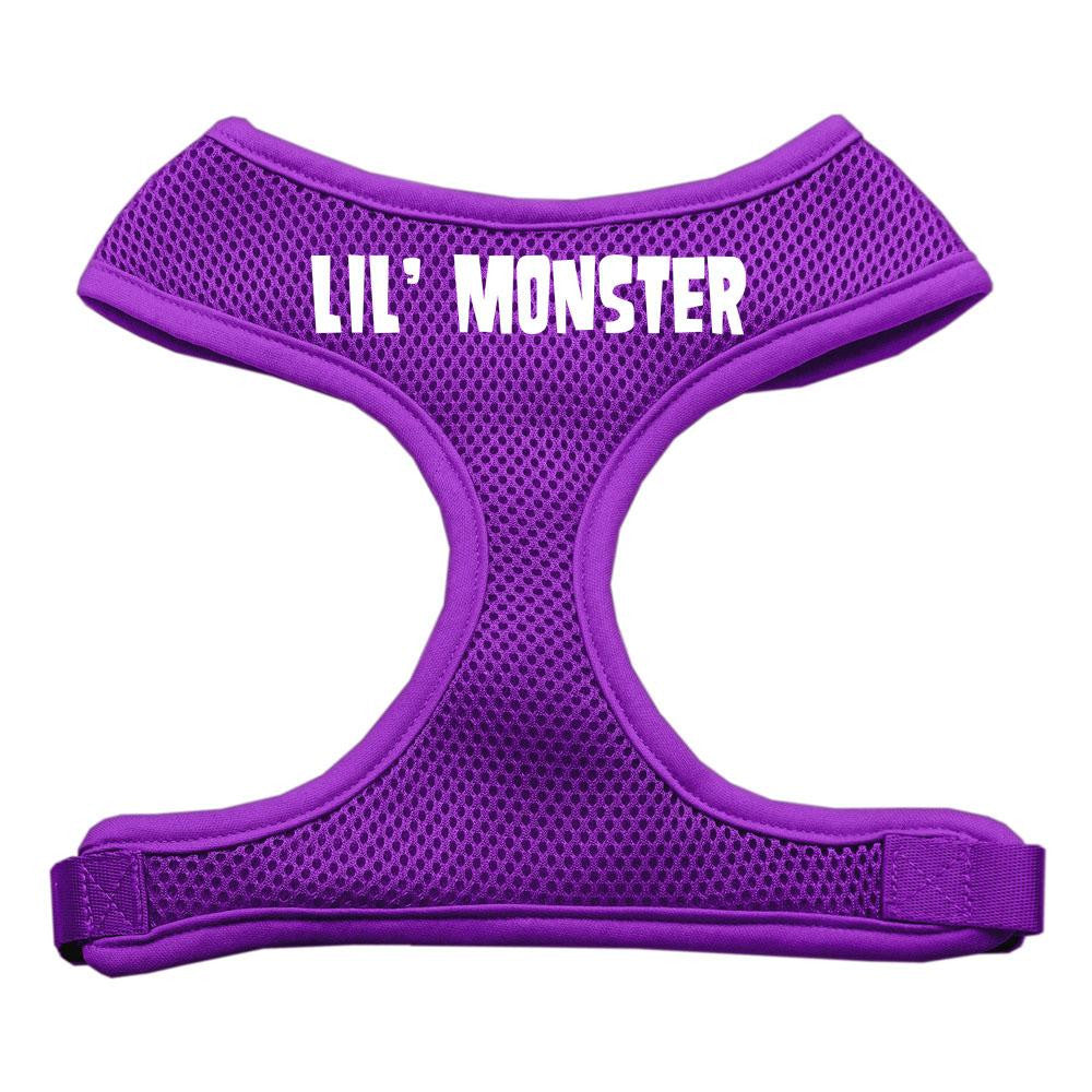 Lil' Monster Design Soft Mesh Harnesses Purple Small