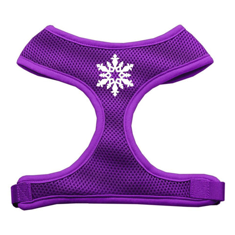 Snowflake Design Soft Mesh Harnesses Purple Extra Large