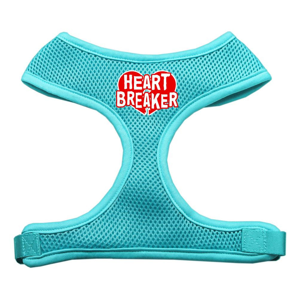 Heart Breaker Soft Mesh Harnesses Aqua Large