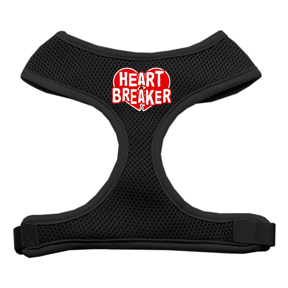 Heart Breaker Soft Mesh Harnesses Black Large