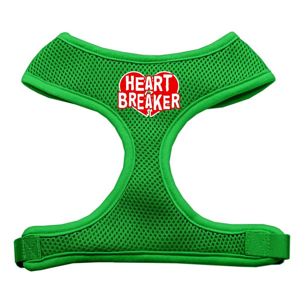 Heart Breaker Soft Mesh Harnesses Emerald Green Large