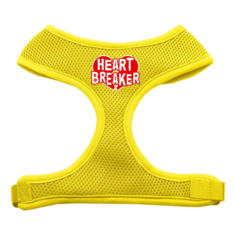 Heart Breaker Soft Mesh Harnesses Yellow Large