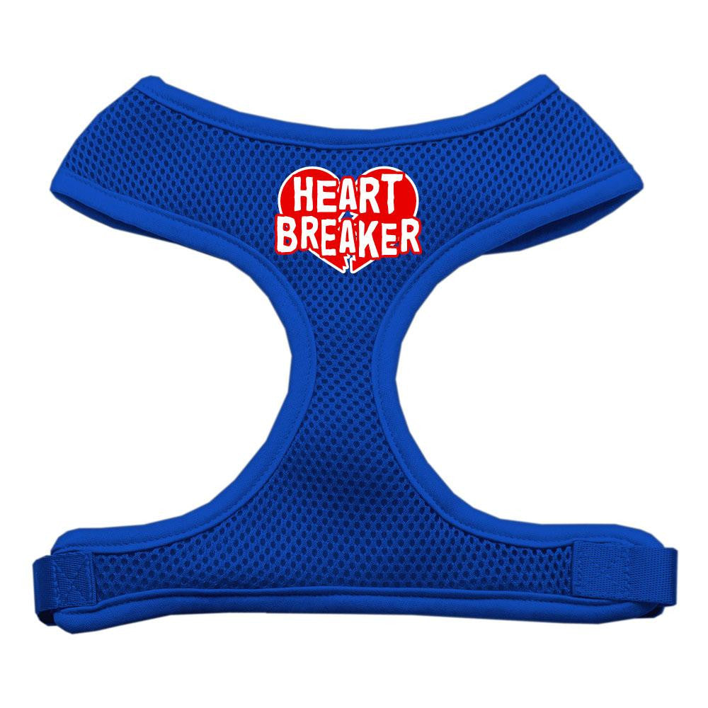 Heart Breaker Soft Mesh Harnesses Blue Medium